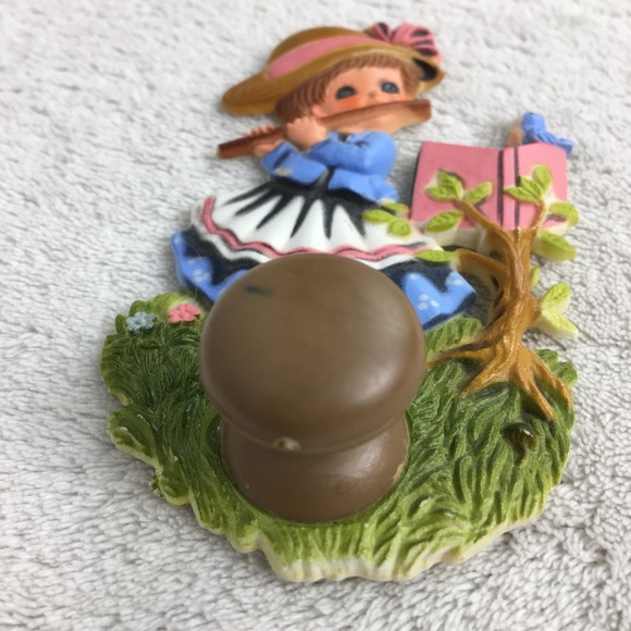 Vintage 1950s Children’s Wall Hooks girl kids rare - Picture 4 of 16